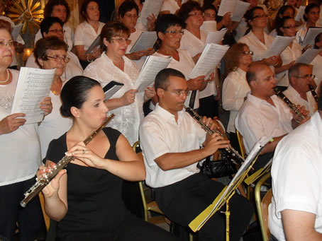 I4 Orchestra during the playing of Antifona