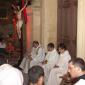 E1 Archpriest with Gozo's three new priests from Xaghra