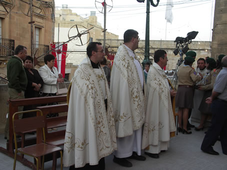 A4 Awaiting for procession to leave the Church