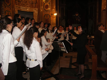 A3 Mrs Grace Vella directing Voci Angeliche Choir