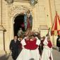 A8 Statue of Our Lady leaves Basilica