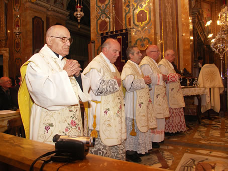 A6 Celebrants on left of Altar