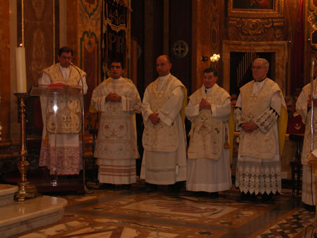 A5 Celebrants on right of altar