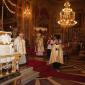 A6 Archpriest holds the monstrance with the Holy Eucharist