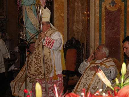 C9 Bishop Cauchi delivering the sermon