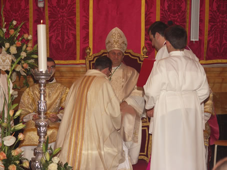 D9 Vowing obedience to his Bishop