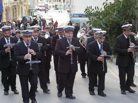 D5 Victory Band in front of Church