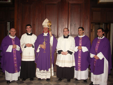 J1 With the Rector and officials of the Seminary