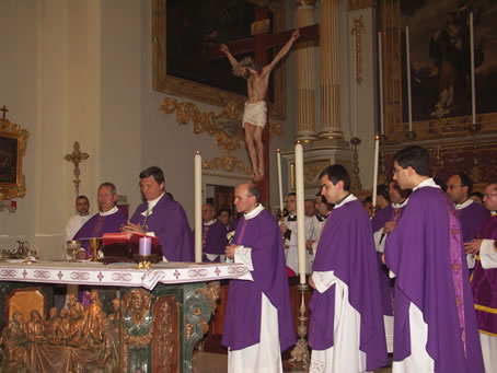 G1 Archpriest Fr Tarcisio Camilleri and Seminary Directors