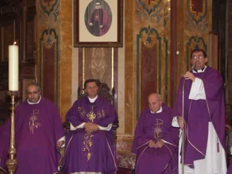 20 Archpriest Mgr Refalo pays homage to Bishop Cauchi