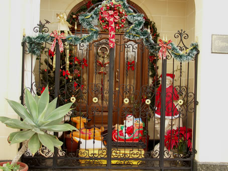 104 Decorated house door