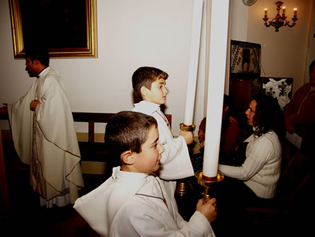 D9 Celebrants return to Sacristy