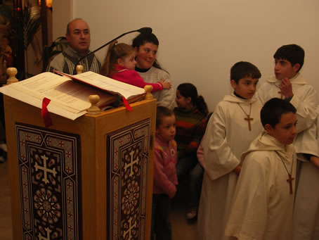 D2 Parents and siblings of new altar boy