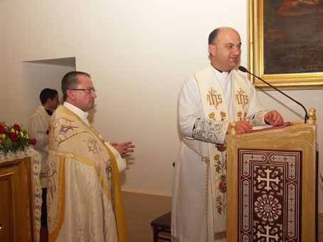 H7 Rector Can J Sultan thanking Deacon Magro