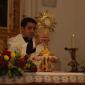 H2 Fr Anthony Bajada exposing the Holy Eucharist