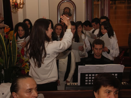 E5 Ms Marouska Attard directing her Choir