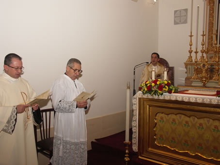 A1 During Vespers led by Fr Anthony Bajada