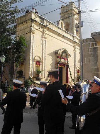 A4 Church in background