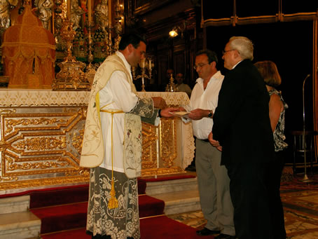 103 Presentation to Fr Michael Galea