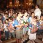 025 Children walk up the nave to be blessed