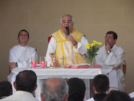 35 Can George Farrugia delivering the homily