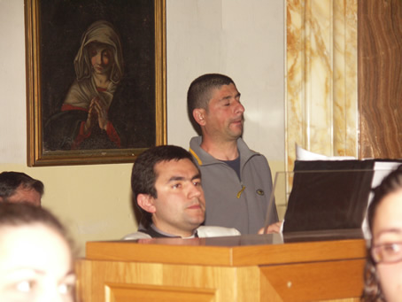 M1 Fr Michael Curmi at the Organ