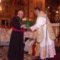 166 Presenting the Parish gift to Archpriest Mgr Refalo