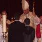 075 Young boy receives the Sacrament of Confirmation