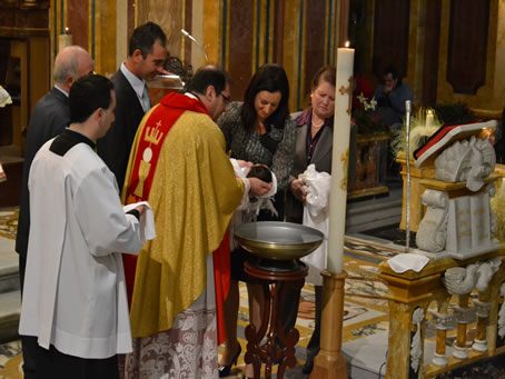 22 Baptising Jake, Francesco, Mario Gatt