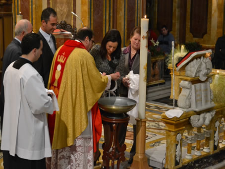 19 Baptising Jake, Francesco, Mario Gatt