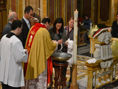 18 Baptising Jake, Francesco, Mario Gatt