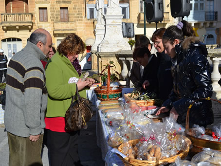 010 Selling delicacies in aid of Altar boys