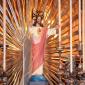 194 Statue of the Sacred Heart on the altar