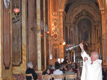 145 Incensing the Crosses of Dedication of the Church