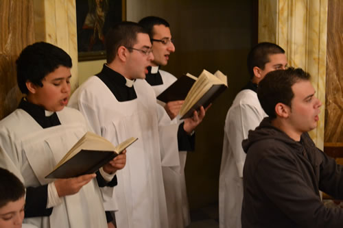 072 Altar Boys' Choir directed by organist Ivan Attard