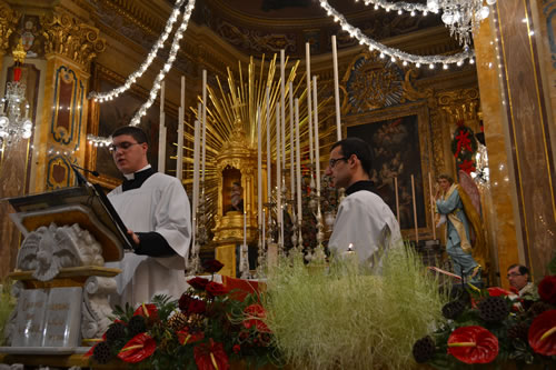 012 Seminarian Joseph Hili reading the Second Lesson