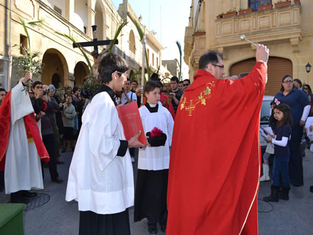 035 Blessing of palm and olive branches