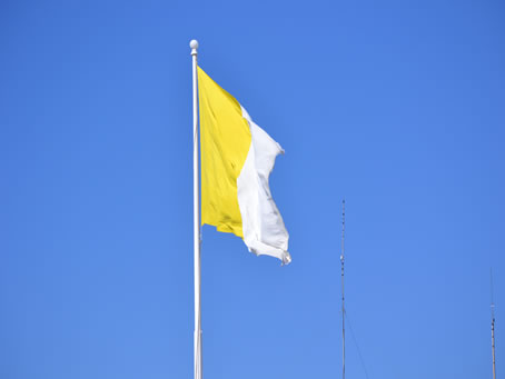 156 Papal flag on Paish Offices