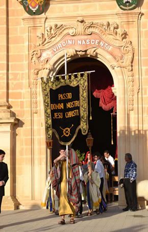 002 Procession coming out of Basilica