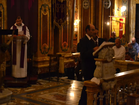 09 Ceremony of Adoration of the Cross under way