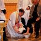 077 Washing feet of father of Fr Dominic Sultana (Edinburgh)