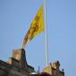 004 Flag at half mast on Archpriest's house