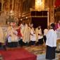 002 Archpriest Mgr Carmelo Refalo welcoming Fr Emm Bonello as new Hon Canon of the Collegiate