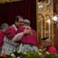 012 Arch Mgr Carmelo Refalo embraces the new Hon Canon Emm Bonello