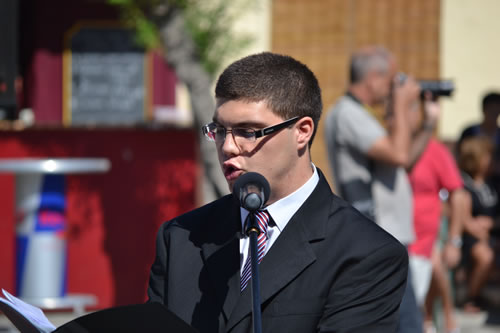 DSC_0183 Sem Joseph Hili delivers the Commemorative speech