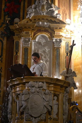 DSC_0088 Silvan Bonello delivers the boy's sermon