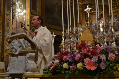 DSC_0035 Fr Charles Sultana delivering the Homily