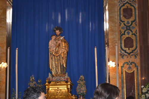 DSC_0169 Statue of St Joseph ready for procession