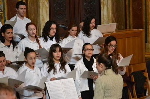 008 Ms Marouska Attard directing the Choir