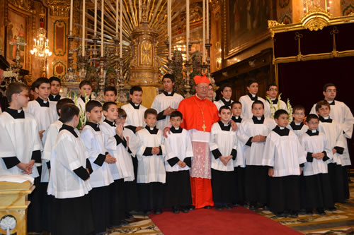 62 With Altar Boys od the Basilica